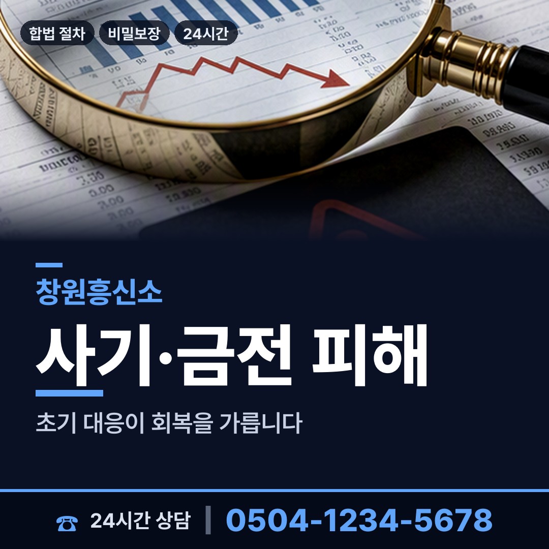 창원 산호동 채무자추적 상담 안내